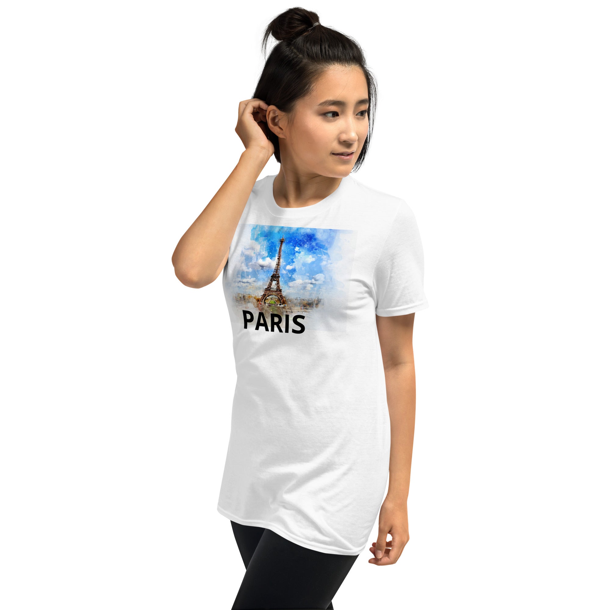 Paris, Kurzärmeliges Unisex-T-Shirt