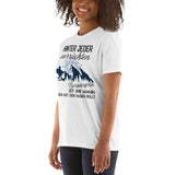 Verrückte Bergsteigerin Unisex-T-Shirt