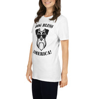 Dog bless america Unisex-T-Shirt