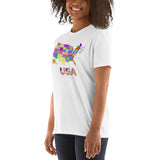 USA Map Unisex-T-Shirt