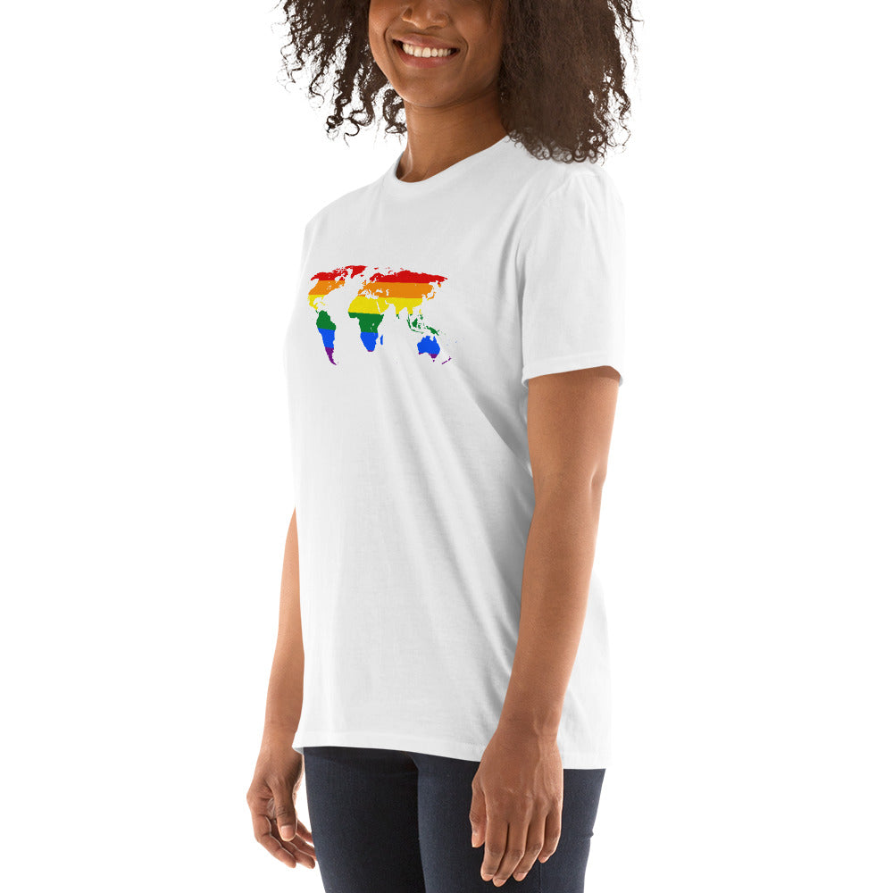Weltkarte Unisex-T-Shirt