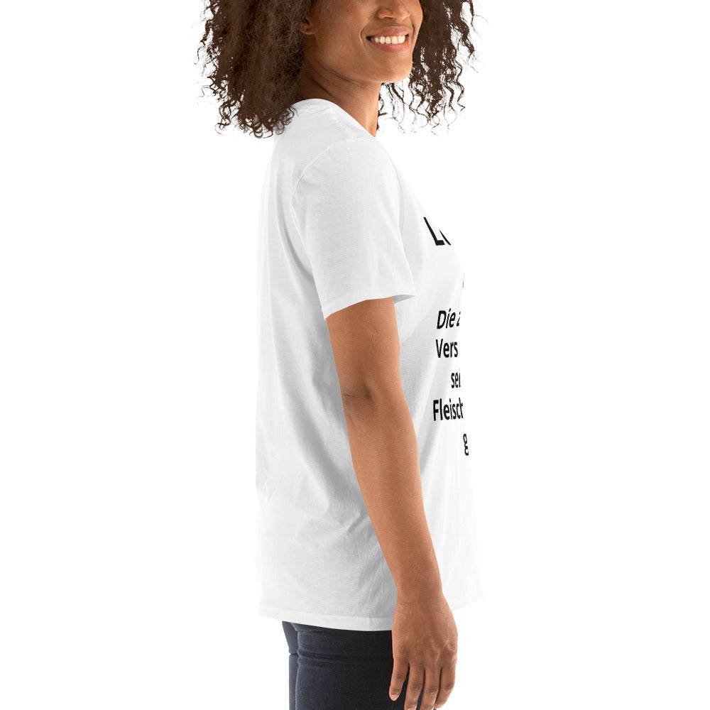 Leberkäse Kurzärmeliges Unisex-T-Shirt