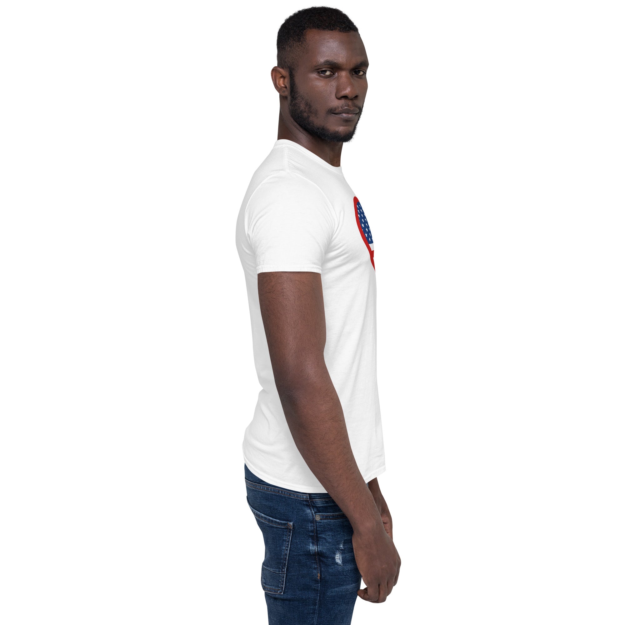 USA Herz Unisex-T-Shirt