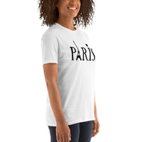 Paris, Kurzärmeliges Unisex-T-Shirt