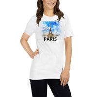 Paris, Kurzärmeliges Unisex-T-Shirt