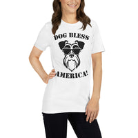 Dog bless america Unisex-T-Shirt