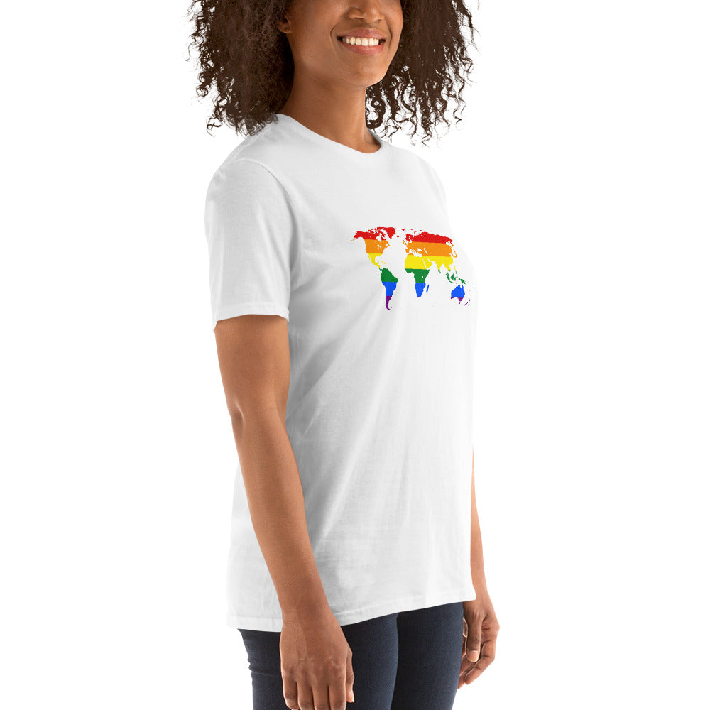Weltkarte Unisex-T-Shirt