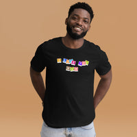 I love you mum schwarz Unisex-T-Shirt