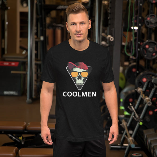 Coolmen-Schädel-Design Unisex-T-Shirt - souverista