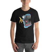Wütender Fisch Unisex-T-Shirt