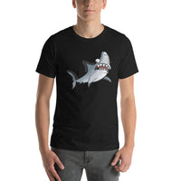 Großaugen Sechskiemen Hai Unisex-T-Shirt