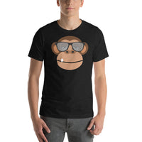 Affe mit Brille Unisex-T-Shirt