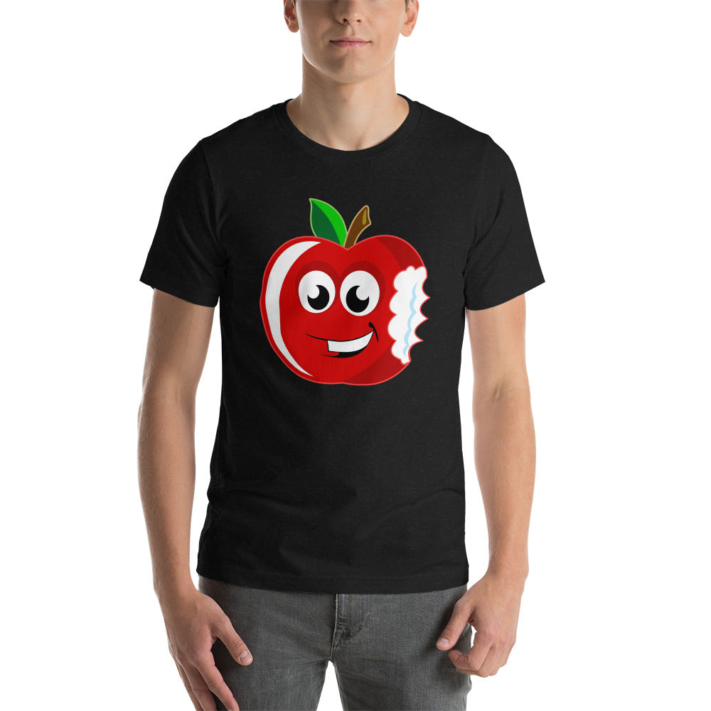 Netter lustiger Apfel Unisex-T-Shirt