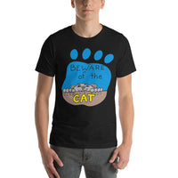 Hüte dich vor diesen Katzen Unisex-T-Shirt