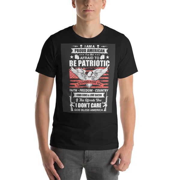 Stolz Amerikaner zu sein Unisex-T-Shirt