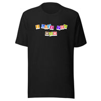 I love you mum schwarz Unisex-T-Shirt