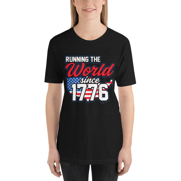 Running the world Unisex-T-Shirt