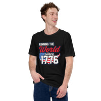 Running the world Unisex-T-Shirt