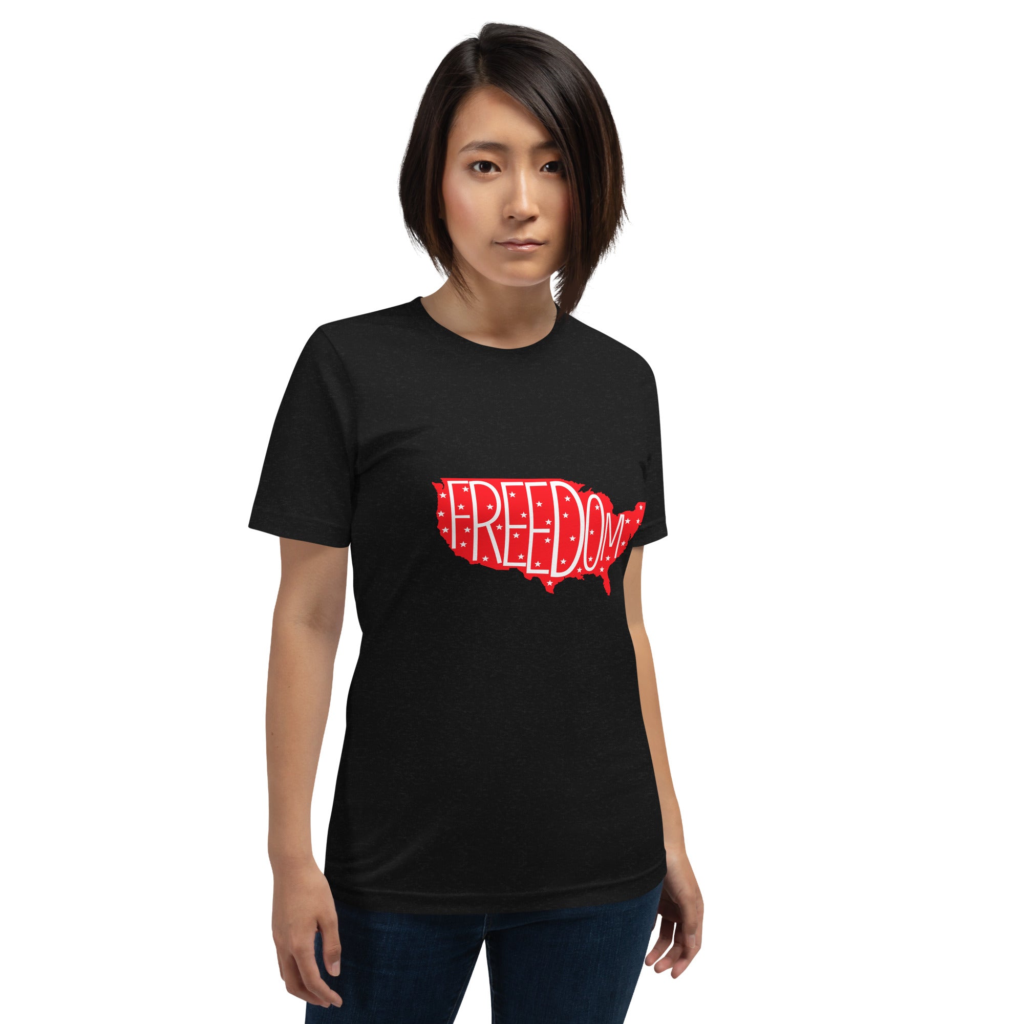 Freedom black Unisex T-Shirt