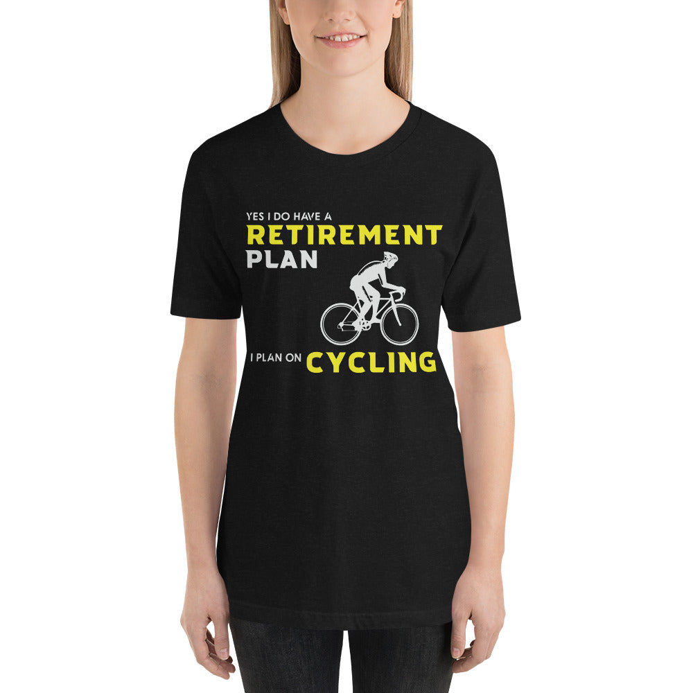 My cycling plan unisex t-shirt