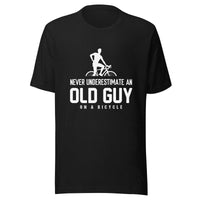 Old guy on a bike Unisex-T-Shirt