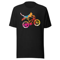 Cyclist Cat Unisex-T-Shirt