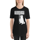 Freiheit für Schrödingers Katze Unisex-T-Shirt