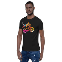 Cyclist Cat Unisex-T-Shirt