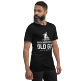 Old guy on a bike Unisex-T-Shirt