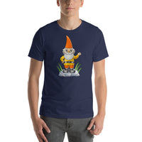 Gartenzwerg auf Feldern Unisex-T-Shirt