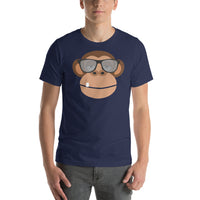 Affe mit Brille Unisex-T-Shirt