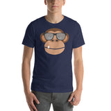 Affe mit Brille Unisex-T-Shirt
