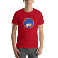Anerkennung Daumen hoch Design Unisex-T-Shirt