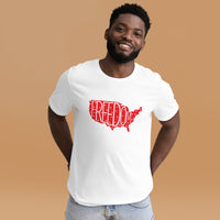 Freedom white Unisex-T-Shirt