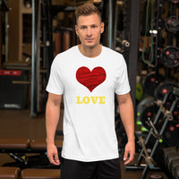 Herz Liebe Valentinstag Unisex-T-Shirt