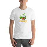 Verrücktes lustiges Emoji Unisex-T-Shirt