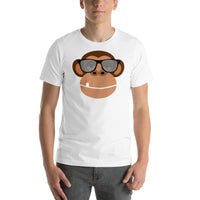Affe mit Brille Unisex-T-Shirt