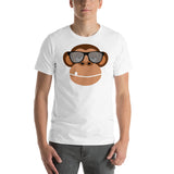 Affe mit Brille Unisex-T-Shirt