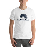 Sonnenaufgang in den Bergen Unisex-T-Shirt