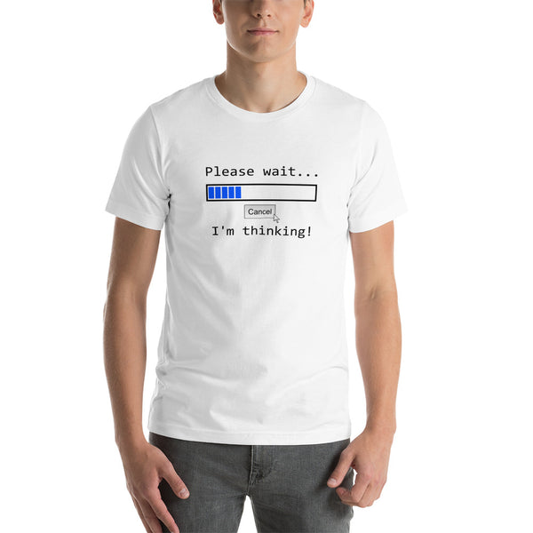 Downloading - please wait Unisex-T-Shirt