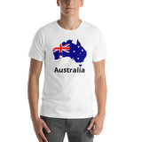 Karte von Australien Unisex-T-Shirt