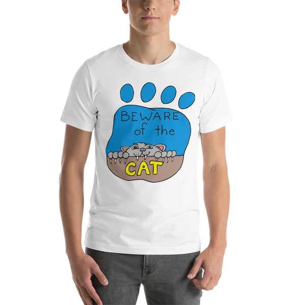 Hüte dich vor diesen Katzen Unisex-T-Shirt