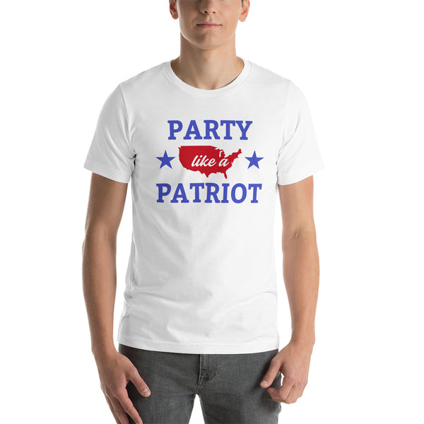 Party wie ein Patriot Unisex-T-Shirt