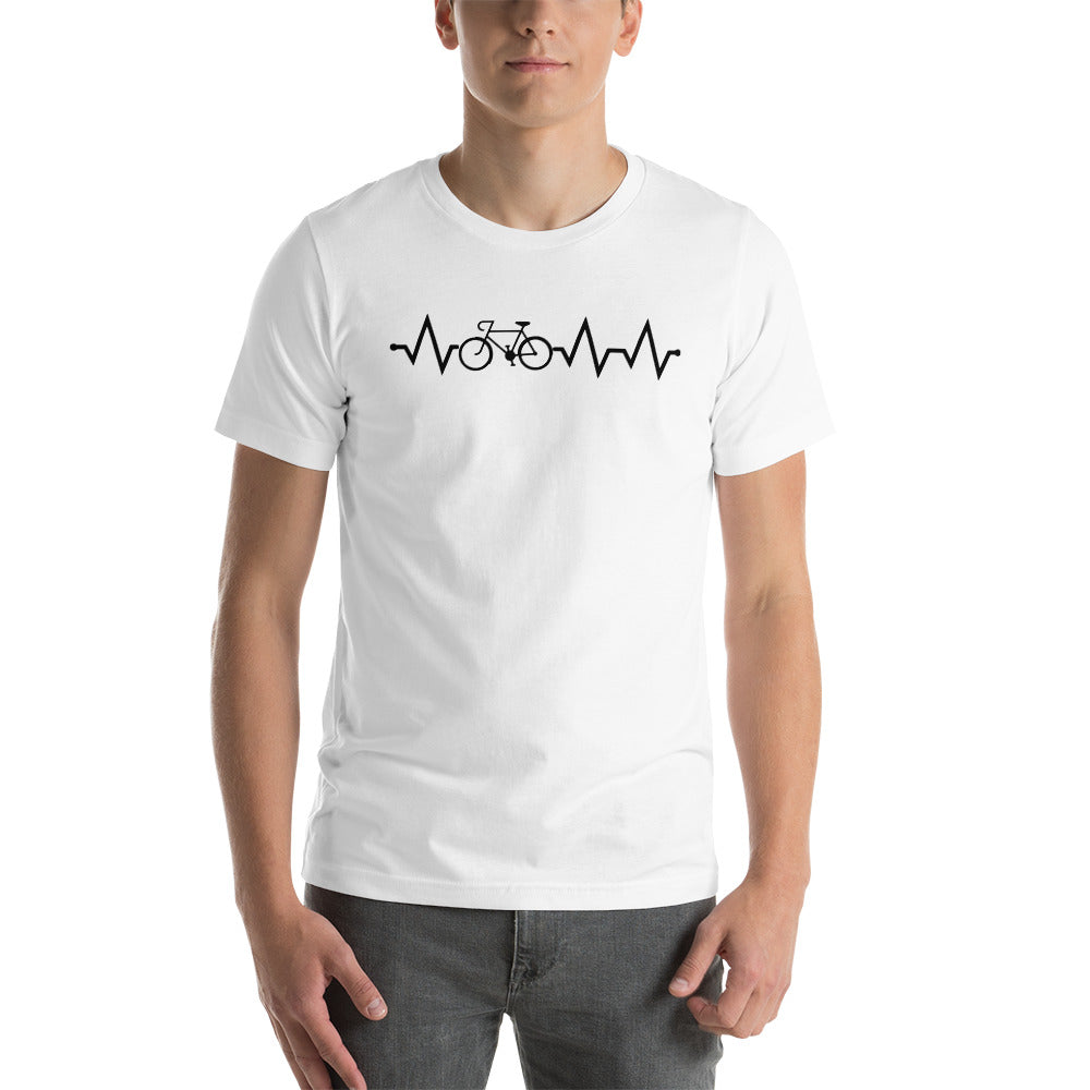 Cyclist Heartbeat Unisex T-Shirt