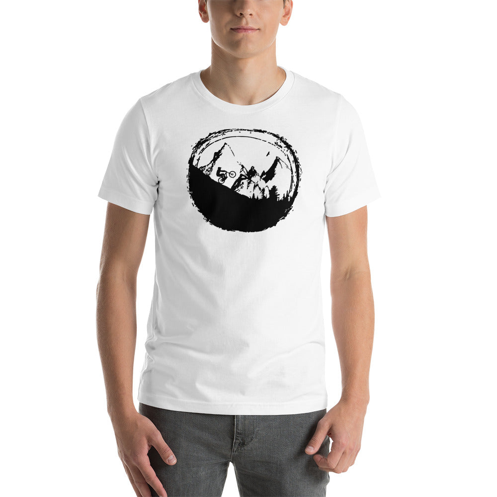 Mountain Biking Unisex T-Shirt