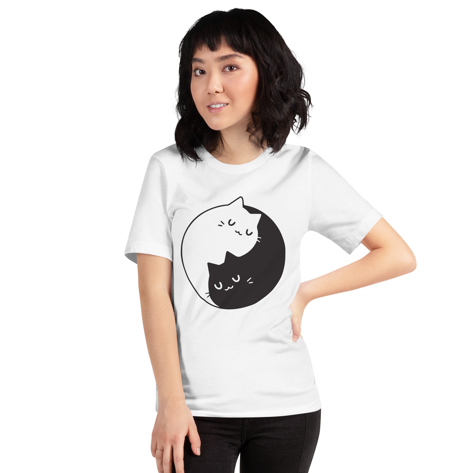 Kitty YingYang Unisex T-Shirt
