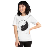Kitty YingYang Unisex-T-Shirt