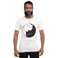 Kitty YingYang Unisex-T-Shirt