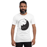 Kitty YingYang Unisex-T-Shirt