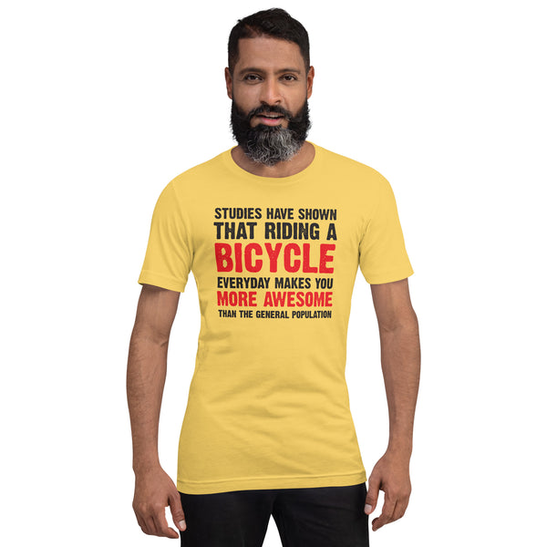 Riding a bycicle Unisex-T-Shirt